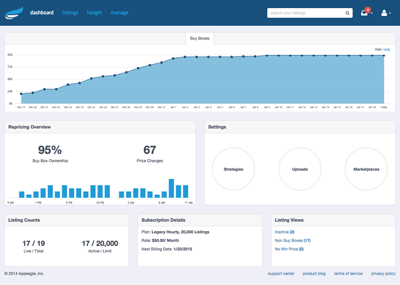 Appeagle Dashboard