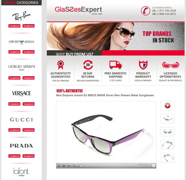 Glas2expert website