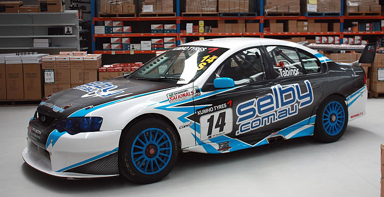 Selby Warehouse with Racing Car