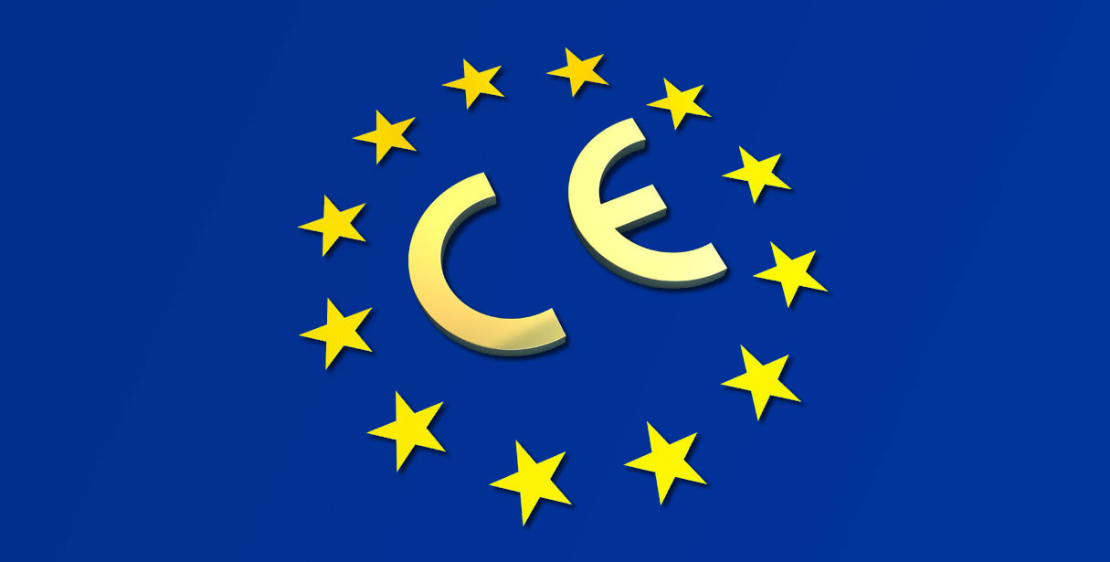 CE logo and EU stars