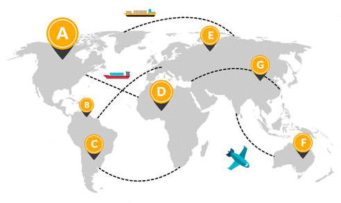 Shipping Chart Illustration