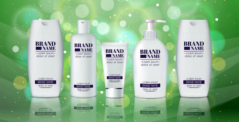 Line up of private label products