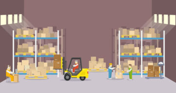 Warehouse work in progress