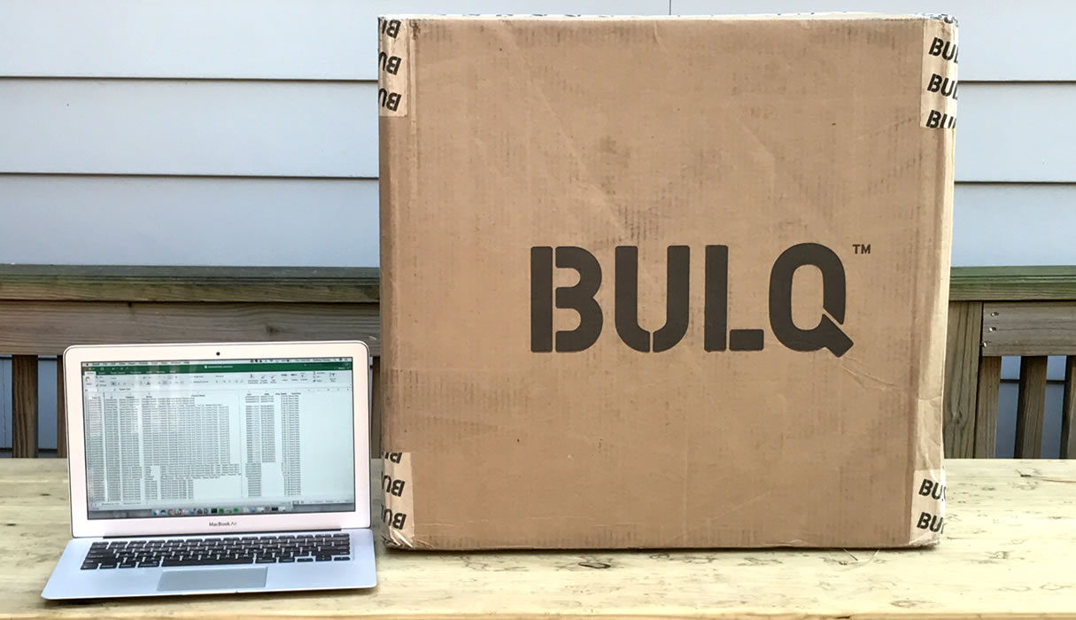 BULQ Box and laptop