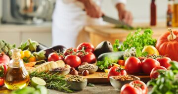 Ingredients in kitchen