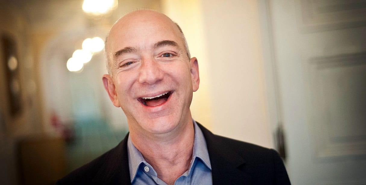 Jeff Bezos Laughing