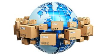Parcels being delivered around the world