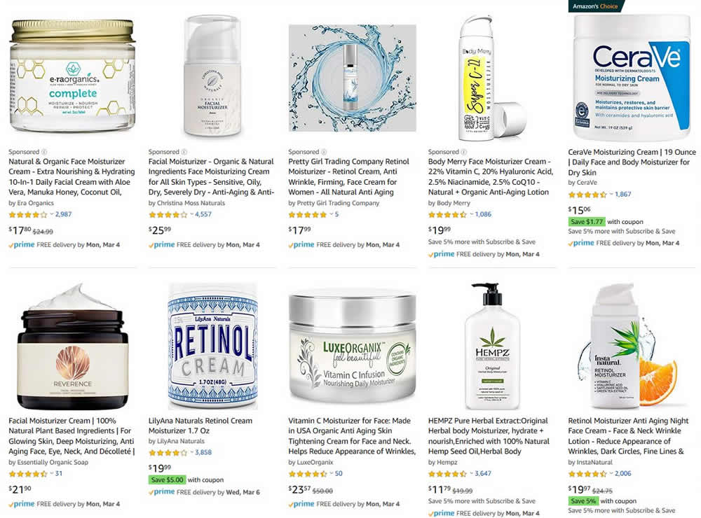 Search for natural moisturizer