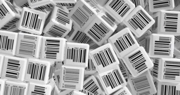 Cubes with barcodes
