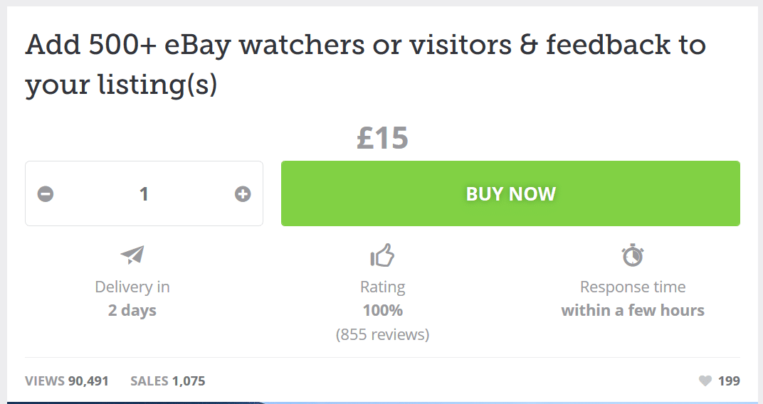 Buy eBay feedback