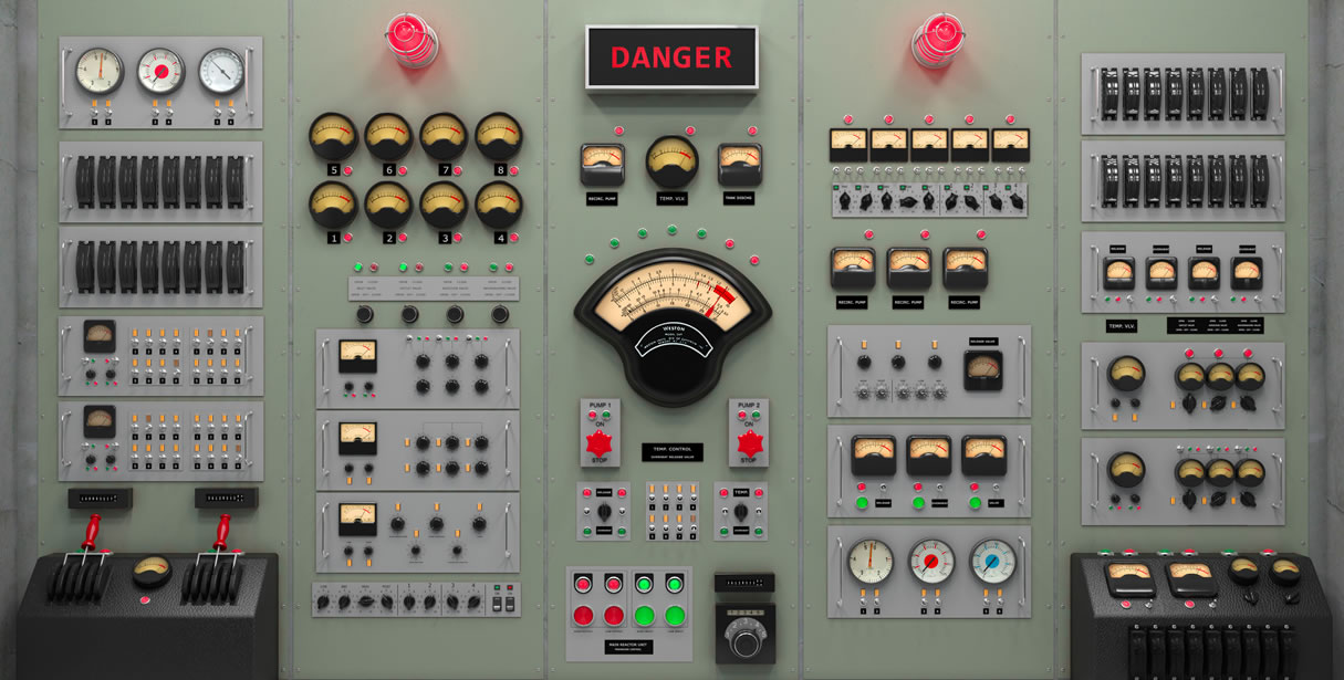 Vintage control panel