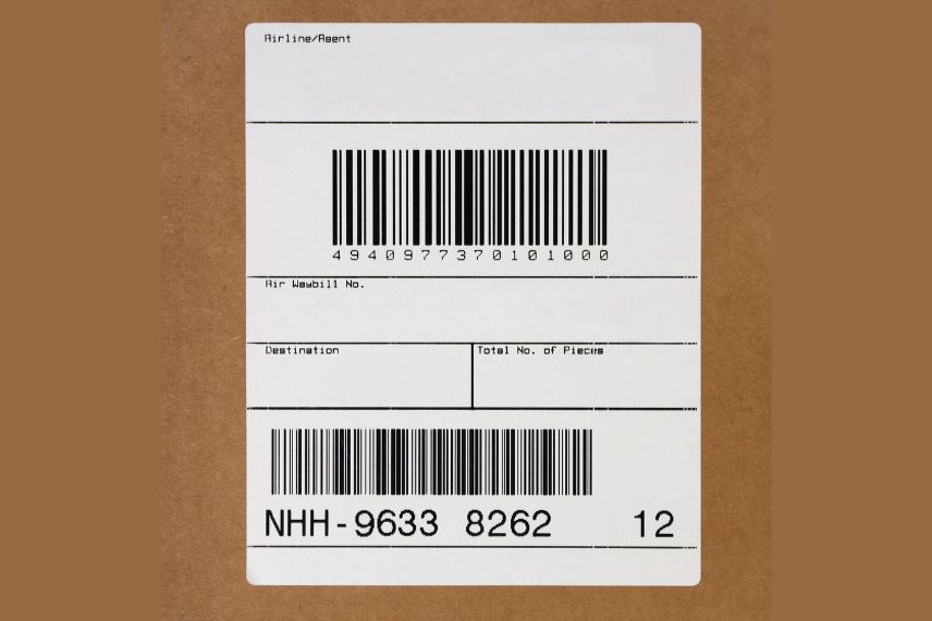 Shipping label
